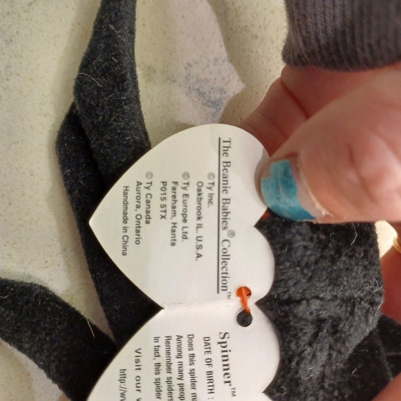 Rare/ Retired 2001 Ty Holiday Teddy Bear.with Errors! - Picture 3 of 7